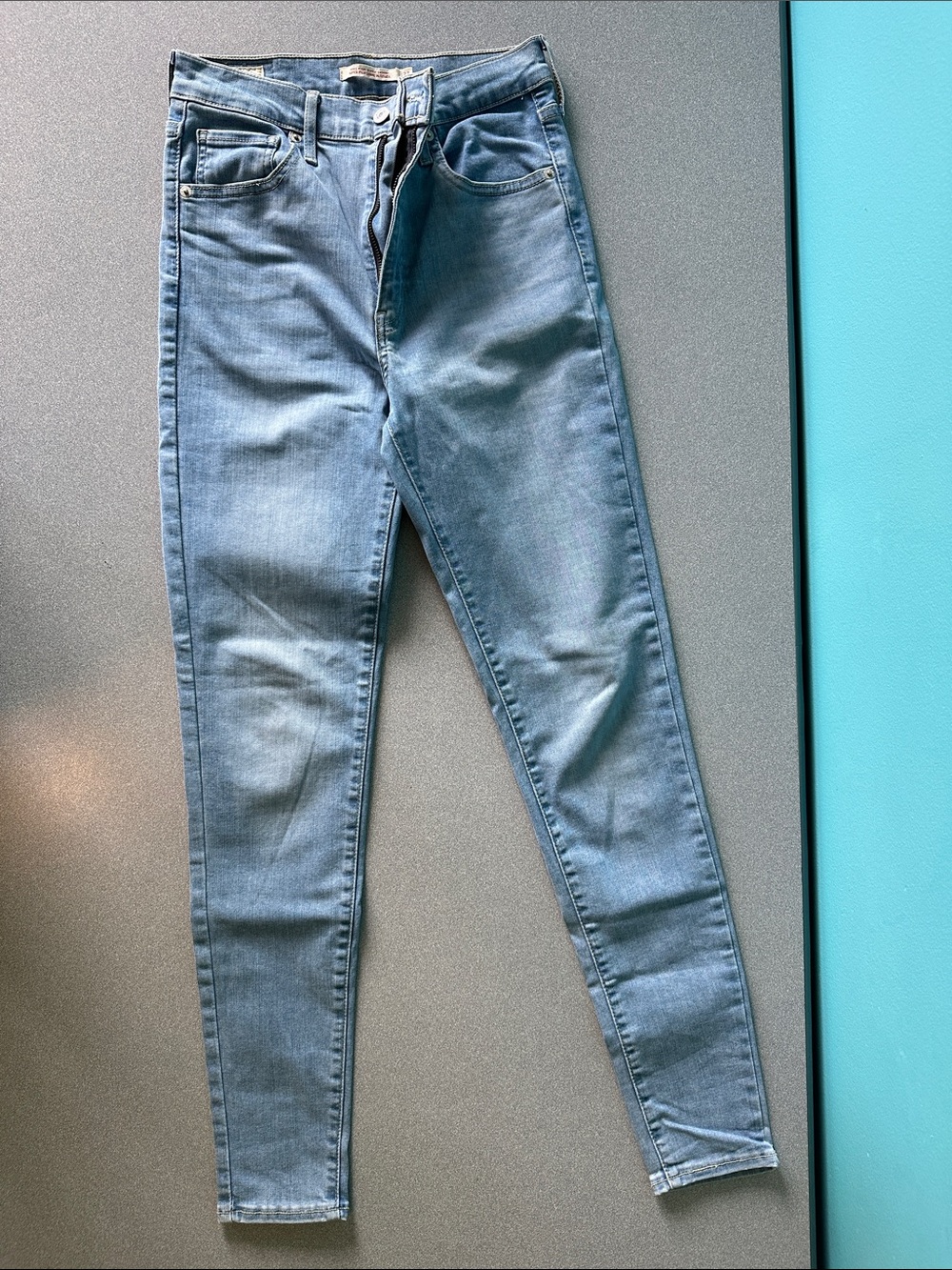 LEVIS | WOMENS | MILE HIGH SUPER SKINNY | SIZE 27 - Picture 2 of 4